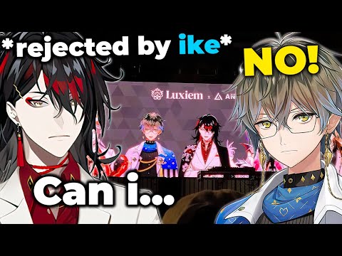 【LIVE SHOW IRL】poor Vox got Rejected by Ike live on stage  (Anime Impulse Luxiem)