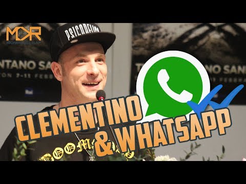 CLEMENTINO E CHI DICE  "HAI VISUALIZZATO E NON RISPONDI?" SU WHATSAPP 😂😂😂