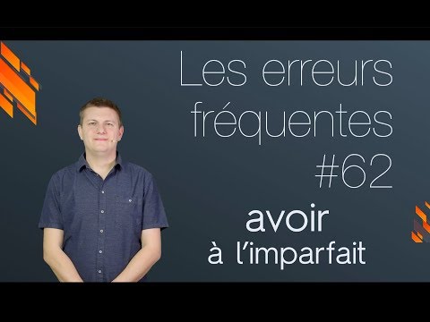 avoir à l'imparfait (Conjugaison française)