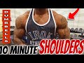 10 Minute SHOULDER WORKOUT (CRAZY PUMP) // Dumbbell Only Home or Gym Workout #shoulderworkout #delt