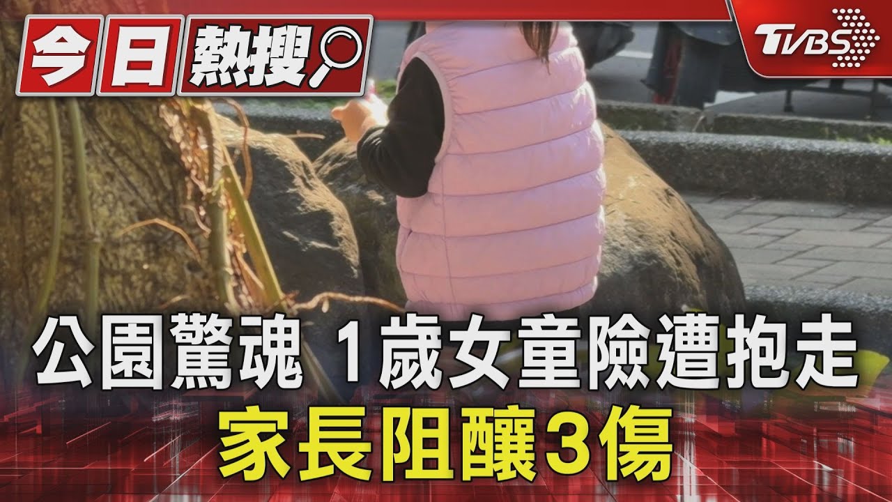 影音/他想抱走我小孩!內湖詭異男公園「強拉幼兒」 爸媽護子遭毆