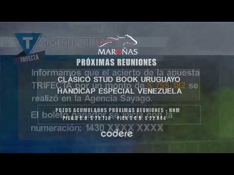 CARRERAS  HIPODROMO MARONAS 17/9/23 - URUGUAY
