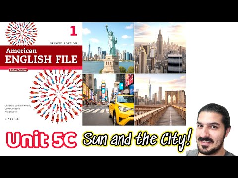 Unit 5C–Sun and the City | Present Simple vs Continuous, Weather, NYC Places–AEF 2nd Edition Book 1