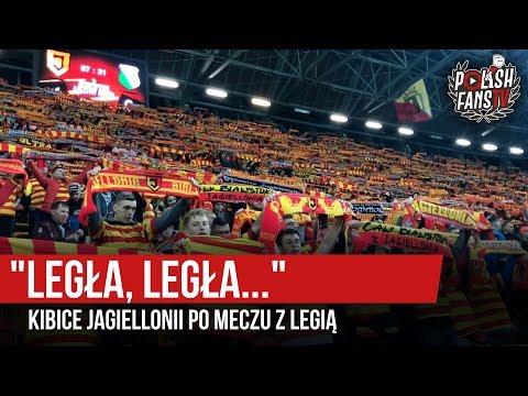 "LEGŁA, LEGŁA..." - kibice Jagiellonii po meczu z Legią (15.05.2019 r.)