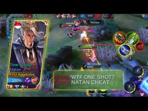 NATAN ONE SHOT BUILD 2022 INSANE DAMAGE | TOP GLOBAL NATAN | MOBILE LEGENDS