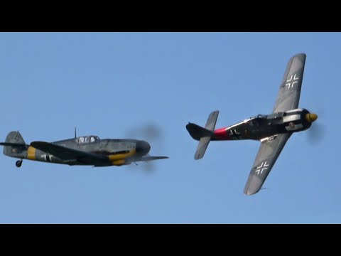 Messerschmitt Bf 109 vs. Focke-Wulf Fw 190 ~ Which was the better Fighter ?