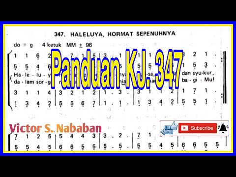 Panduan KJ 348 ANUG'RAH TUHAN KITA, YESUS KRISTUS