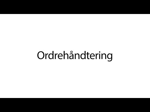 Ordrehåndtering
