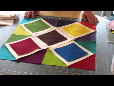 Cathedral Window Wallhanging Quilt Tutorial