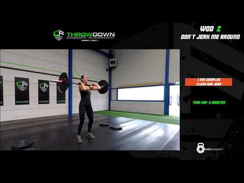 CrossFit Sliedrecht Throwdown Workout 2 -  Dont Jerk Me Around