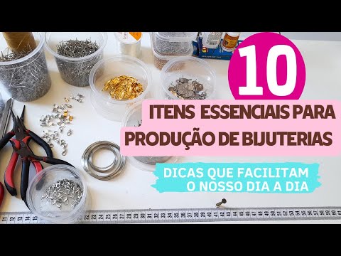 DICAS DE MATERIAIS PARA FABRICAÇÃO DE BIJUTERIAS - Finalize suas BIJUS com praticidade e agilidade