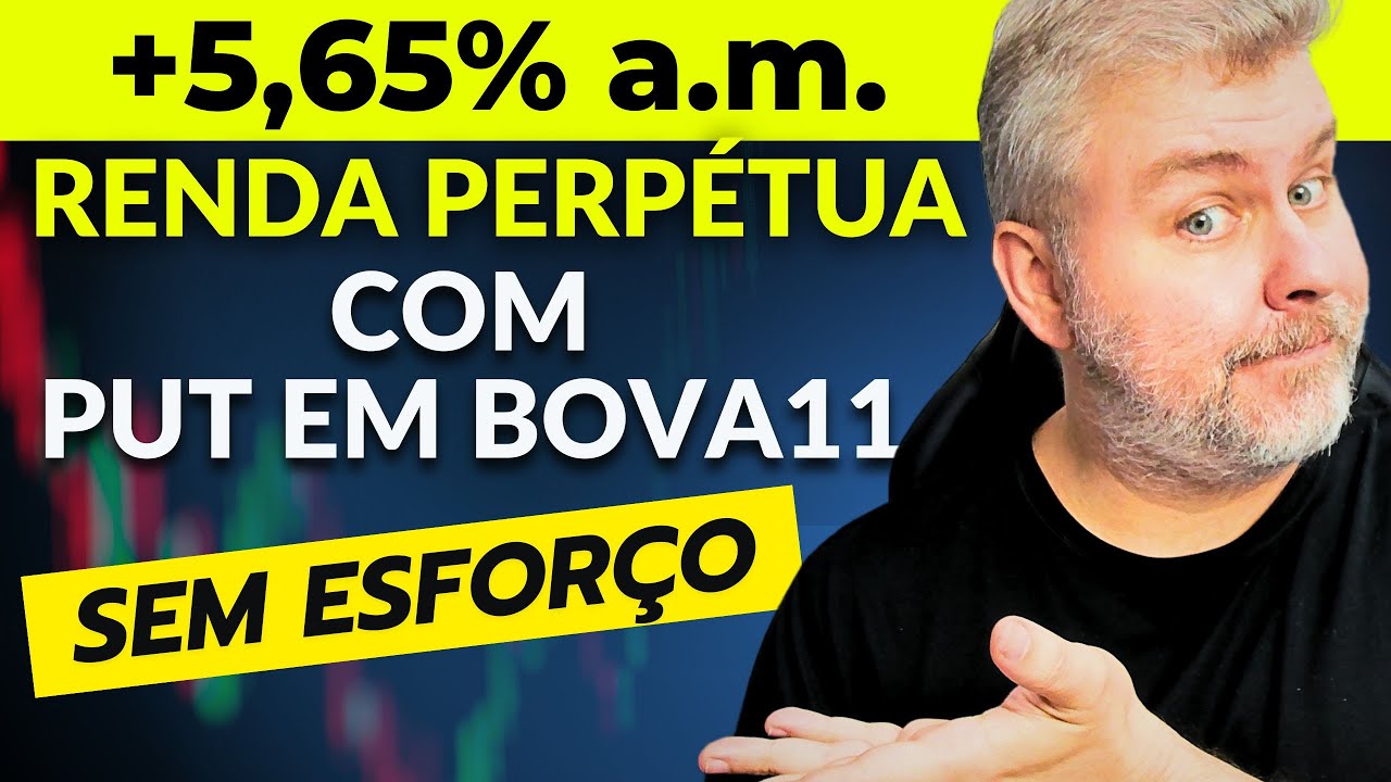 [FÁCIL] Renda Perpétua comprando PUT em BOVA11! | AULA DE MARGEM DE PUT com RTC REAL na PRÁTICA.