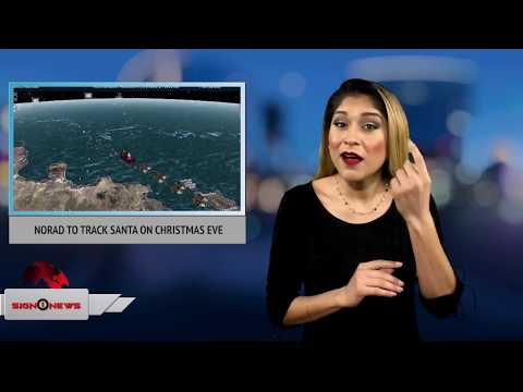 NORAD TO TRACK SANTA ON CHRISTMAS EVE (ASL 12.24.17)
