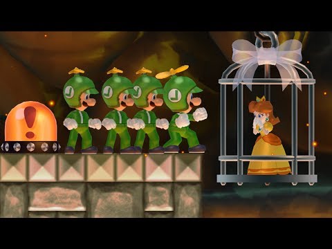 New Super Mario Bros. Wii - Multiple Luigi's wants to rescue Daisy