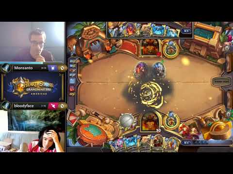 Monsanto vs bloodyface - Hearthstone Grandmasters Americas S2 2019 - Week 1