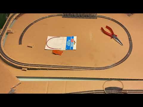 Spur N Mini Anlage im Bau 90cm x 60 cm Minitrix Peco Gleise