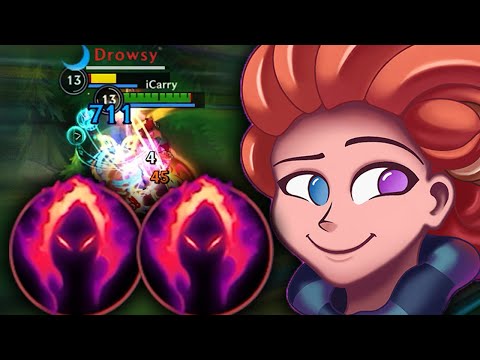 New Dark Harvest ZOE is Absolutely Broken in Mid Lane!