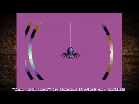 C64 Demos: (Beautifull C64 DEMO) Demo with Bugs by Genesis Project 11/2015