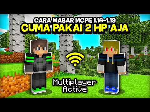 HOW TO MABAR/MULTIPLAYER MCPE 1.18-1.19 WITH 2 HP & NO ADDITIONAL HP!
