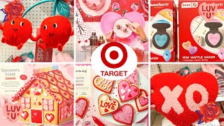 🩷TARGET VALENTINE'S DECOR! COME WALKTHROUGH WITH ME! NEW DASH CONVERSATION HEART WAFFLE MAKER + MORE