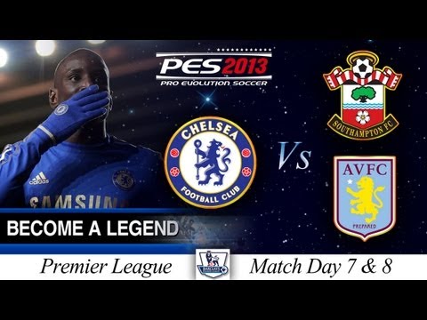 [TTB] BAL Series #1 - PES 2013 - Southampton Vs Chelsea | Chelsea Vs Aston Villa Highlights!