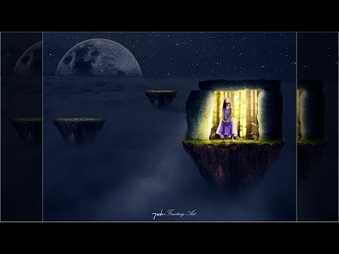 Magic stone door : Photoshop Fantasy Tutorial (7ack Fantasy Art)