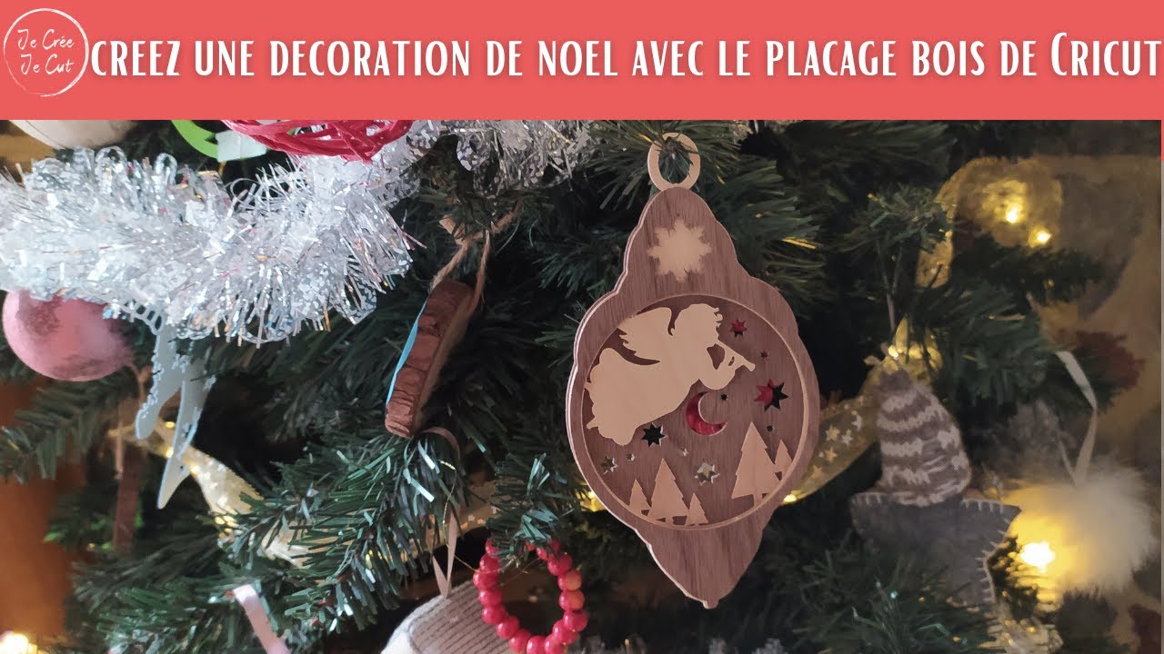 Créez une décoration de Noël avec le placage de bois de Cricut