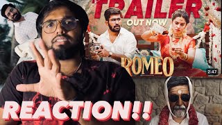 Romeo - Official Trailer | REACTION!! |Vijay Antony | Mirnalini Ravi | Barath Dhanasekar | Vinayak