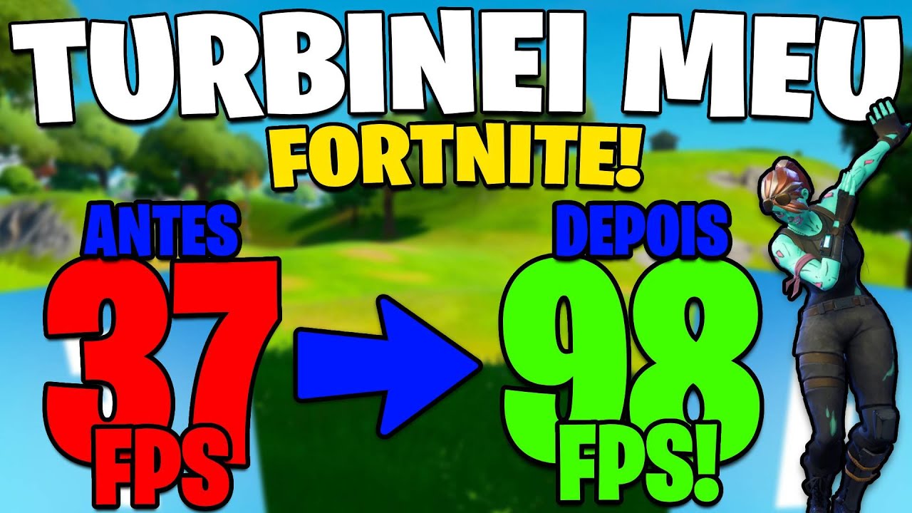 Como AUMENTAR MUITO FPS no FORTNITE (5 CONFIGURAÇÕES)
