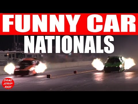 Funny Car Nationals Drag Racing US 131 Motorsports Park Video