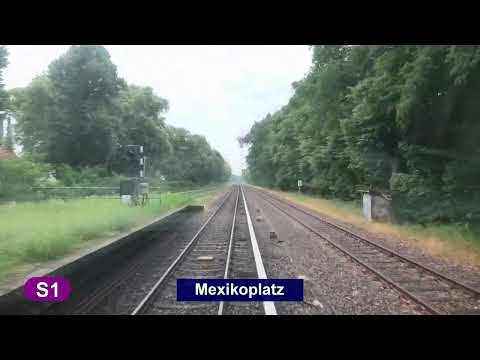 S-Bahn Berlin 2023 Linie S1 - Führerstandsmitfahrt