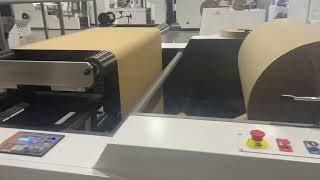 To American! A460 Automatic Paper Bag Making Machine Máquina automática para fazer sacolas de papel