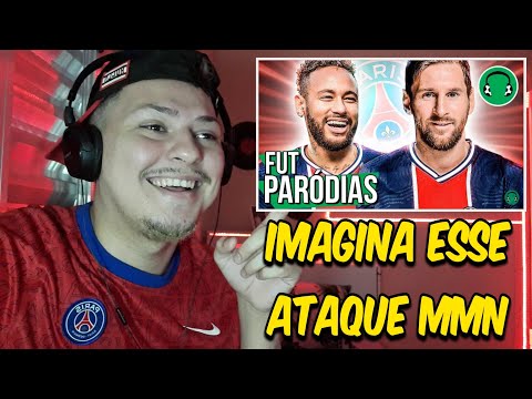 ♫ "MESSI, VEM PRO PSG!" - NEYMAR canta p/ MESSI | Paródia Nem de Graça - Pixote | REACT #777