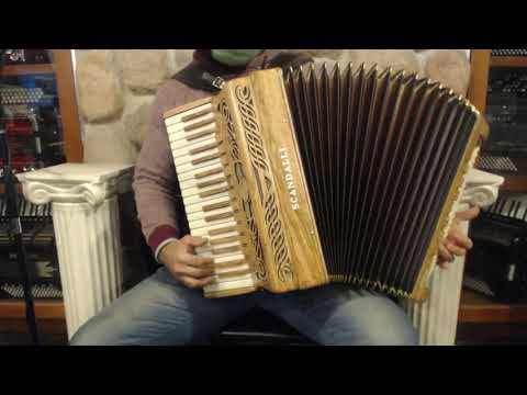SCANINTH37OW - Olive Wood Scandalli Intense 37 Piano Accordion LMMH 37 120 $7999