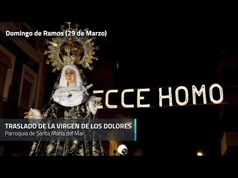 Semana Santa Marinera 2015 - Traslado de la Virgen de los Dolores a la casa agraciada