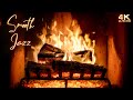 Relaxing Smooth Jazz Music Fireplace Night Jazz Ambience
