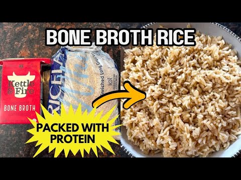 Instant Pot Bone Broth High-Protein Rice Recipe 🍲