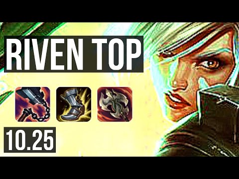 RIVEN vs WARWICK (TOP) | 7 solo kills, 8/1/2, 1.2M mastery, Legendary | TR Diamond | v10.25