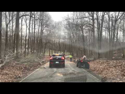 Kentucky High Wind Damage 79MPH #wind #damage #thebigfizz #treesdown #fullvideo