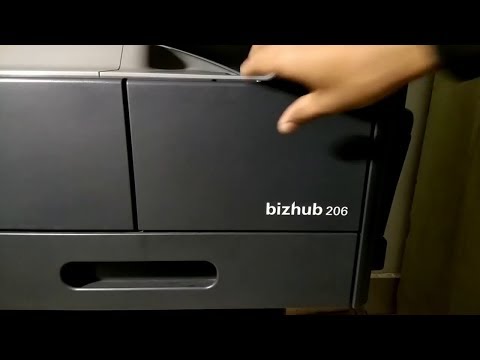 Konica minolta bizhub 206 photocopiers xerox machines