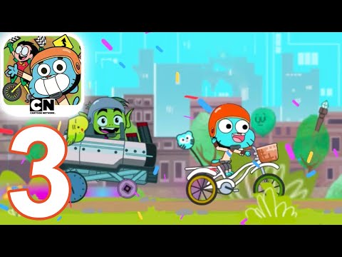 BMX Champions Cartoon Network - Gameplay Walkthrough Part 3 - GUMBALL (iOS, Android)