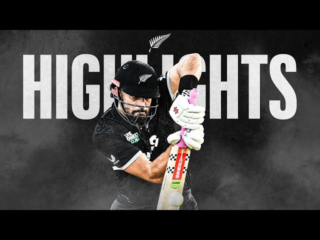 Mitchell Steers BLACKCAPS Home! 🧭 | Highlights | New Zealand v England | 1st ODI