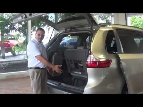 How to access the spare tire on a new 2015 Sienna