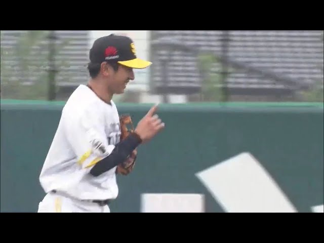 【ファーム】ホークス・西田が雨の中でも軽快な守備を見せる!! 2018/4/17 H-D(ファーム)