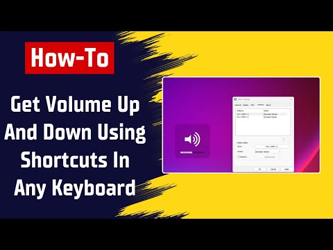 How To Get Volume Up And Down Using Shortcuts In Any Keyboard In Windows 10, 11