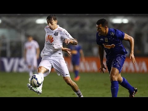 Santos 3 x 3 Cruzeiro - Gols - Copa do Brasil 2014