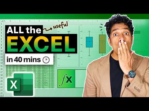 Excel Mastery: Master Tables, Formulas, Pivots in 40 Min