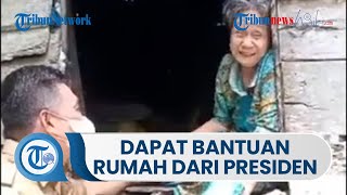 Kisah Seorang Lansia Mak Unah yang Tinggal di Gubuk Reyot Kini Dapat Bantuan Rumah dari Jokowi