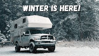 How Im Preparing My Truck Camper To SURVIVE -40 in Canada
