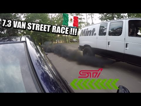 7.3 VAN SMOKES MIATA ON RACE MODE !!!